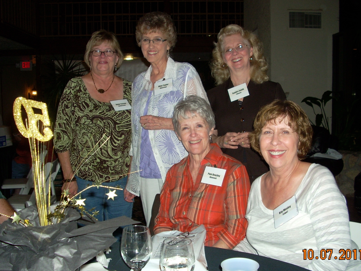 martha dusek, mina taylor, pam beasley, sandra smith, kay mosley